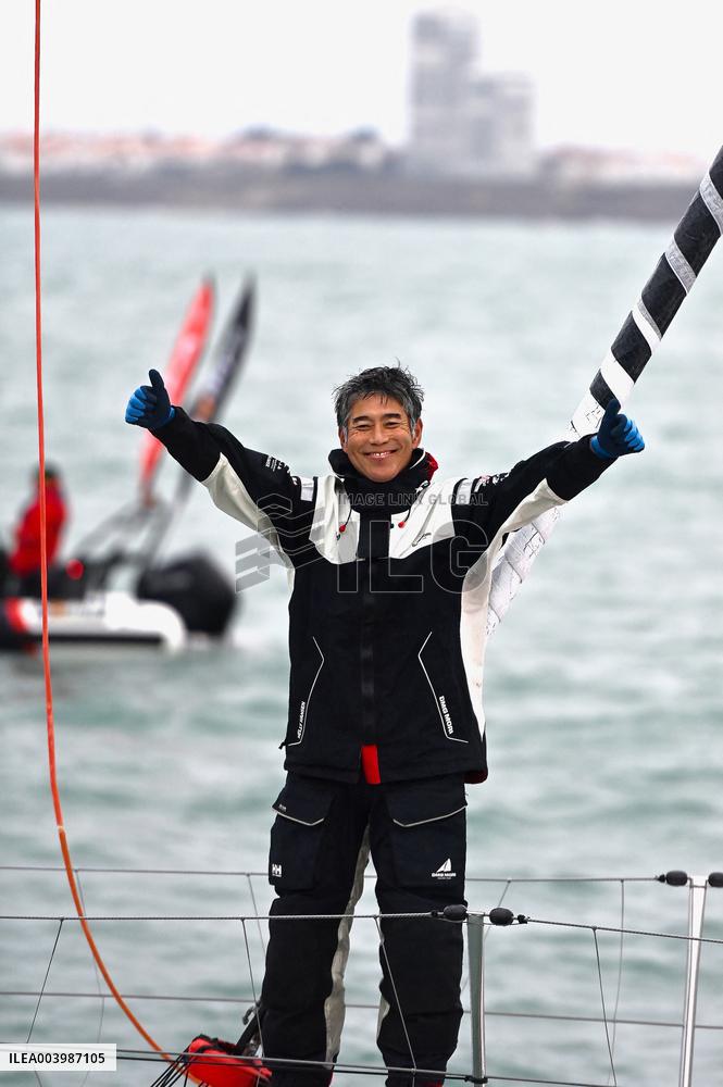 Japanese Skipper Kojiro Shiraishi Completed The Vendee Globe - France
