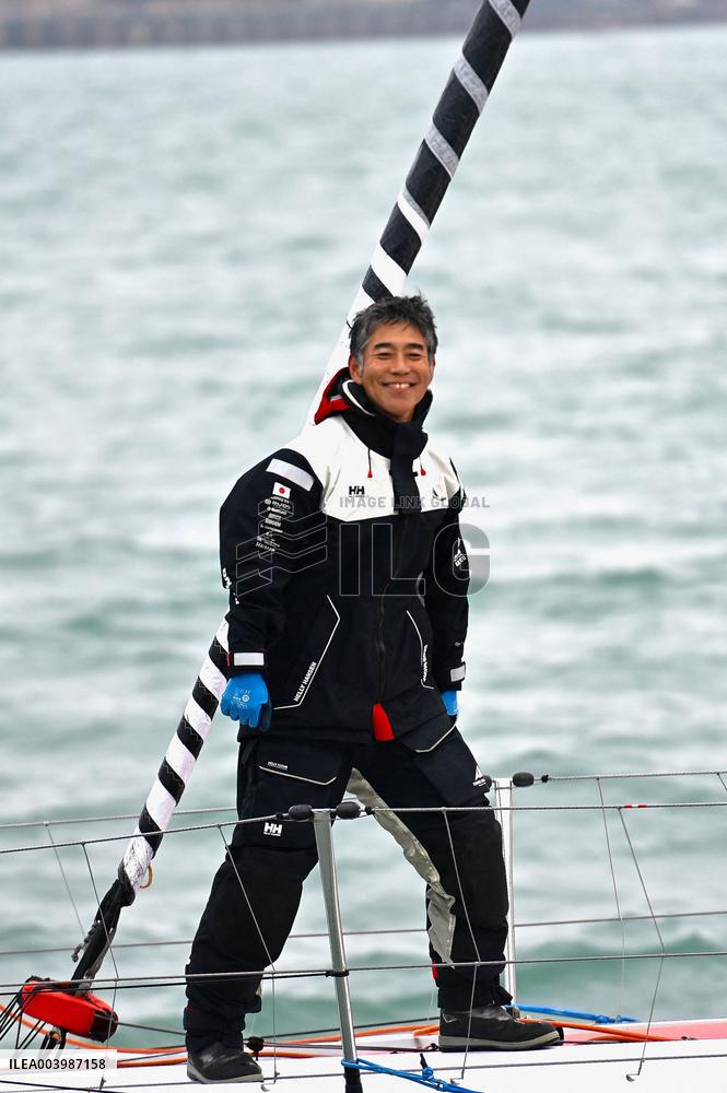 Japanese Skipper Kojiro Shiraishi Completed The Vendee Globe - France