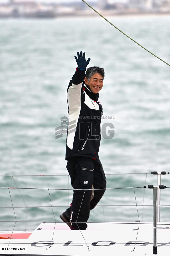 Japanese Skipper Kojiro Shiraishi Completed The Vendee Globe - France