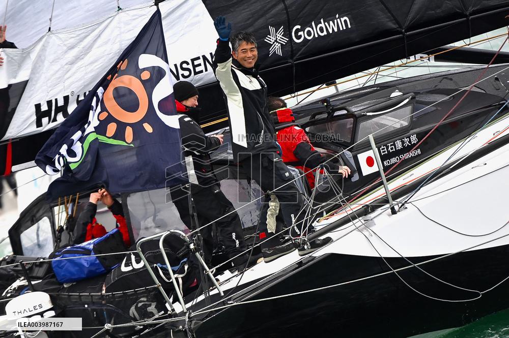 Japanese Skipper Kojiro Shiraishi Completed The Vendee Globe - France