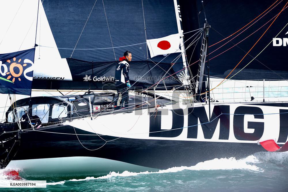 Japanese Skipper Kojiro Shiraishi Completed The Vendee Globe - France