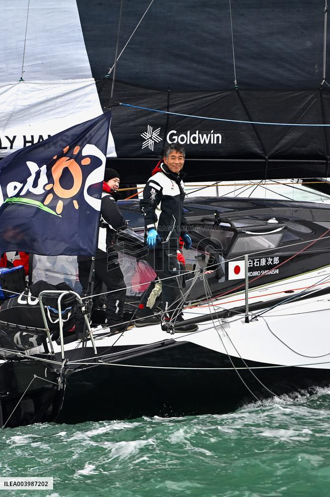 Japanese Skipper Kojiro Shiraishi Completed The Vendee Globe - France