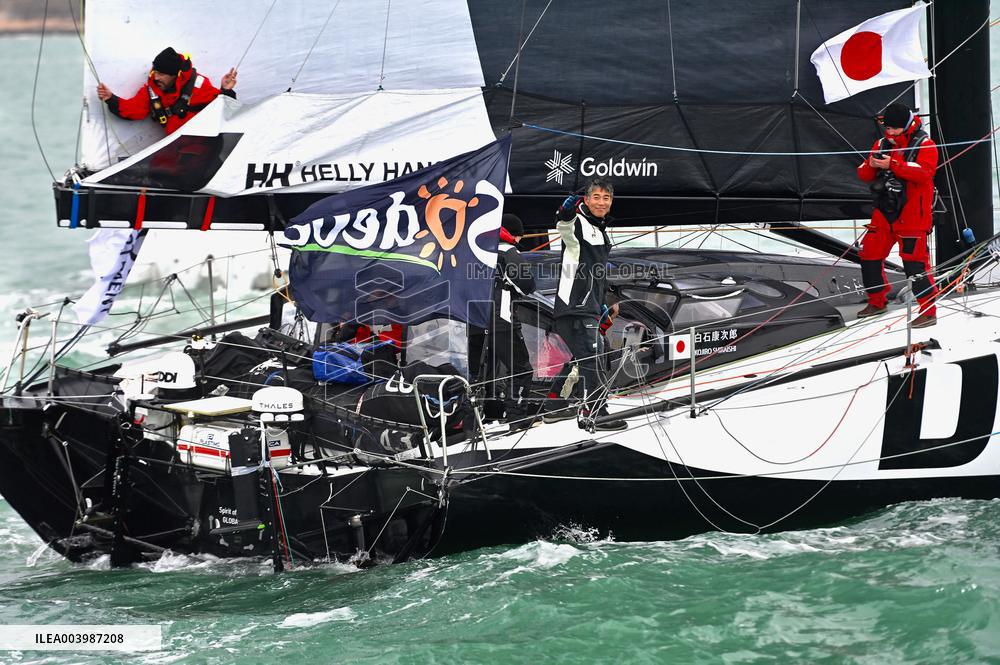 Japanese Skipper Kojiro Shiraishi Completed The Vendee Globe - France