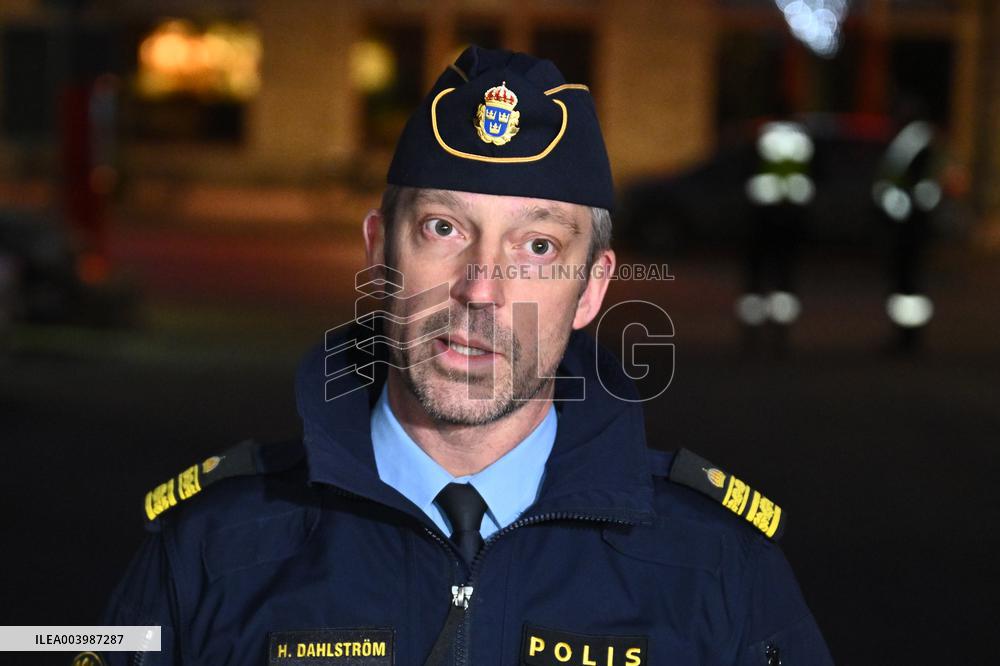 SCHOOL SHOOTING ÖREBRO PRESS CONFERENCE