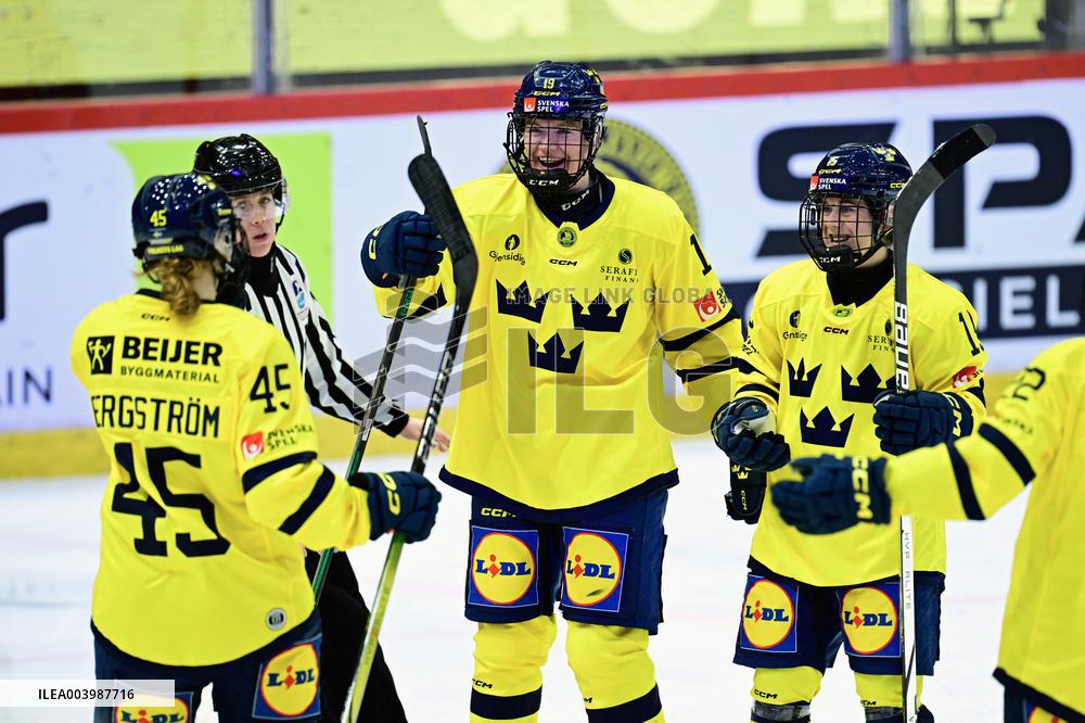OLYMPIC QUALIFICATIONS ICE HOCKEY SWEDEN-DENMARK