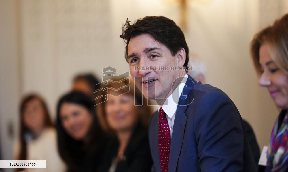 Trudeau Ahead of global AI Summit - Paris
