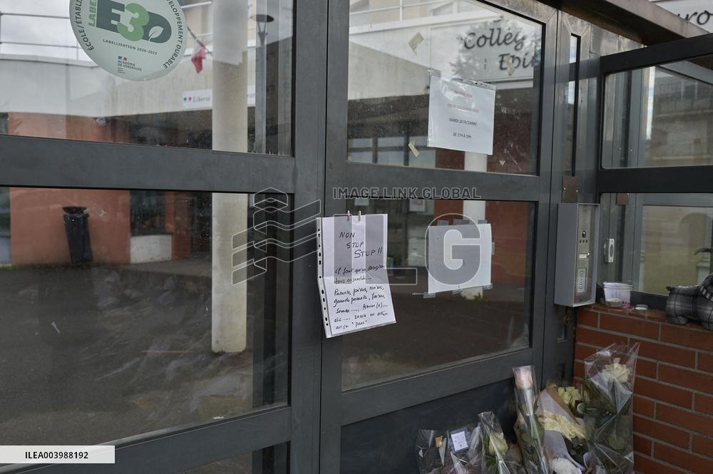 Pay Tribute To Louise, Schoolgirl Found Dead In A Wood - Essonne