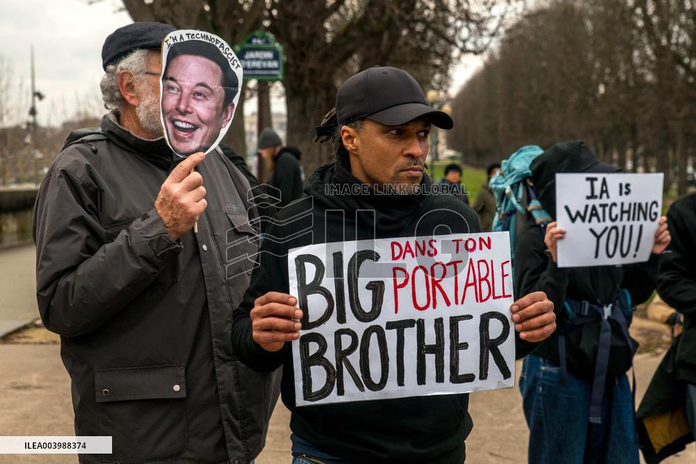 Rally Against The AI Summit - Paris