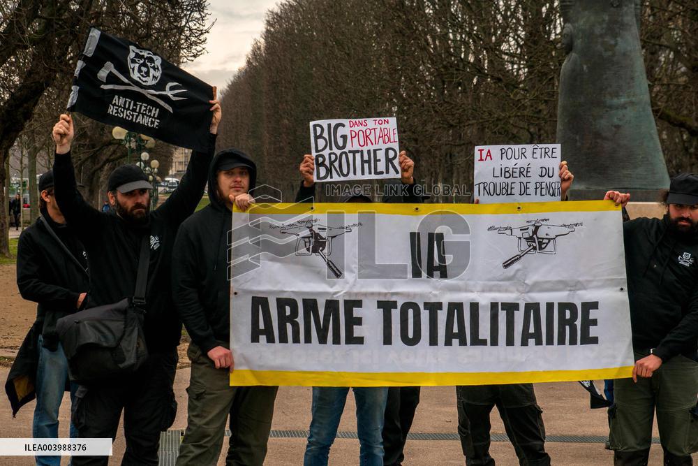 Rally Against The AI Summit - Paris