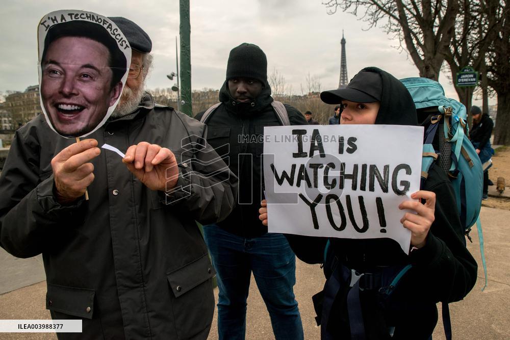 Rally Against The AI Summit - Paris