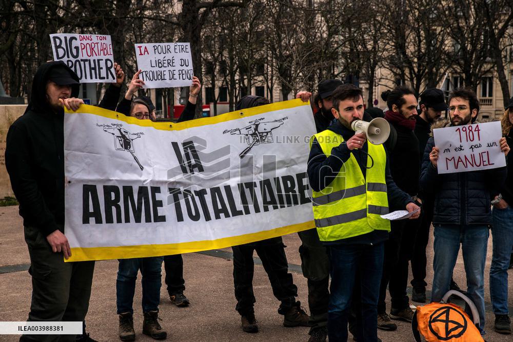 Rally Against The AI Summit - Paris