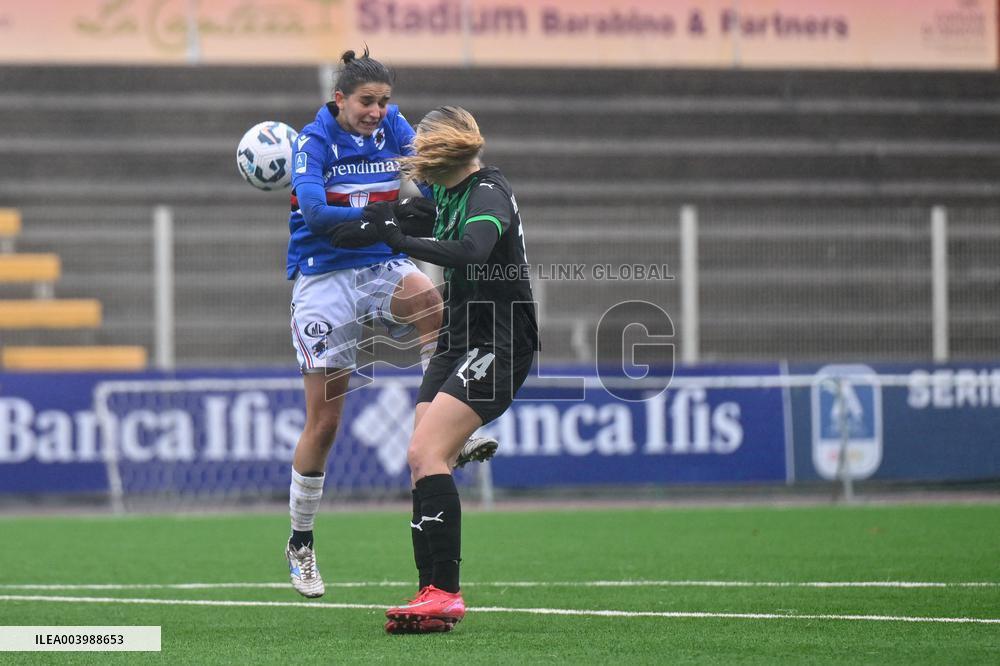 CALCIO - Serie A Femminile - Sampdoria Women vs US Sassuolo