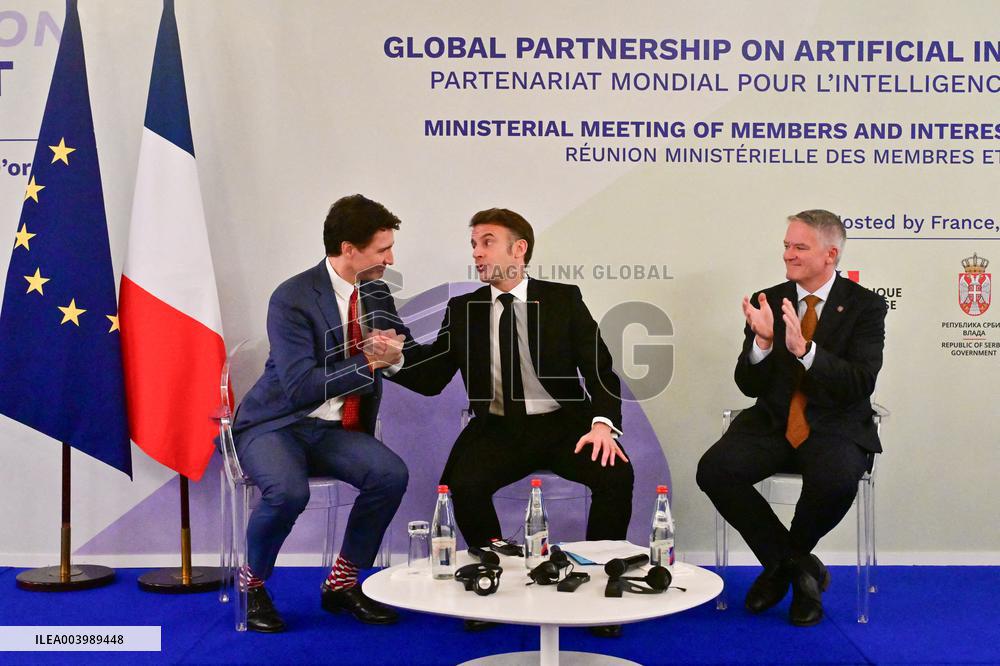 Meeting On The Global Partnership For AI - Paris