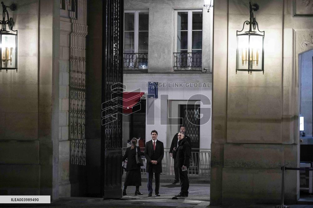 Emmanuel Macron and Justin Trudeau