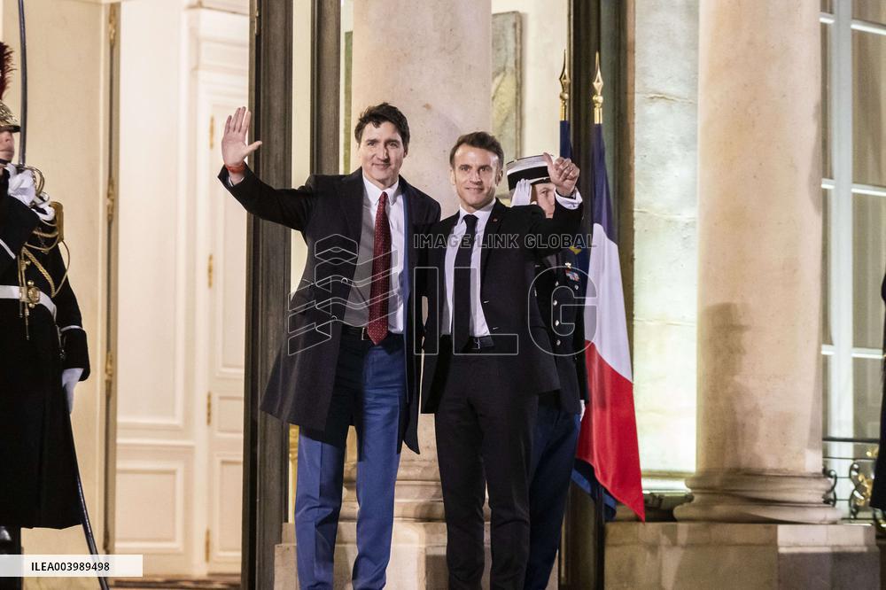 Emmanuel Macron and Justin Trudeau