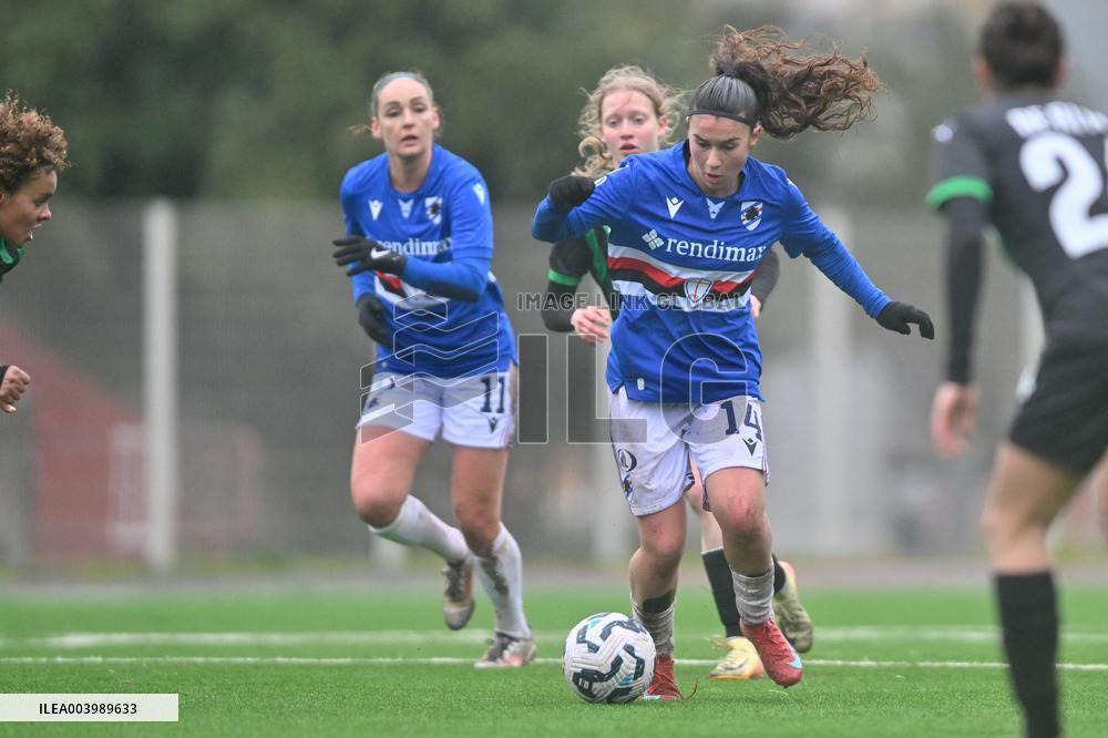 CALCIO - Serie A Femminile - Sampdoria Women vs US Sassuolo