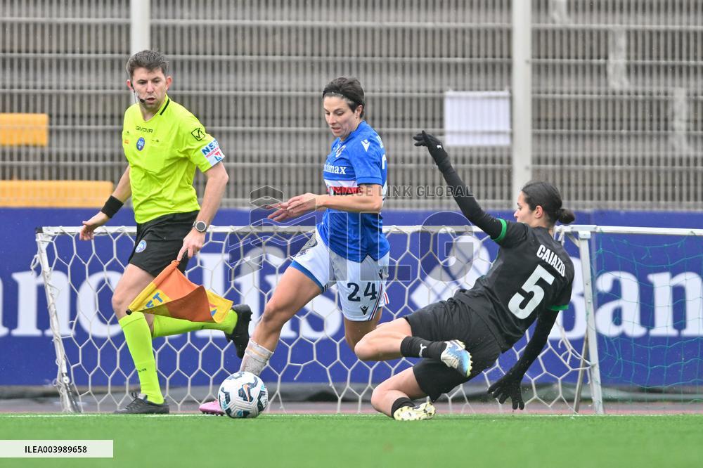 CALCIO - Serie A Femminile - Sampdoria Women vs US Sassuolo