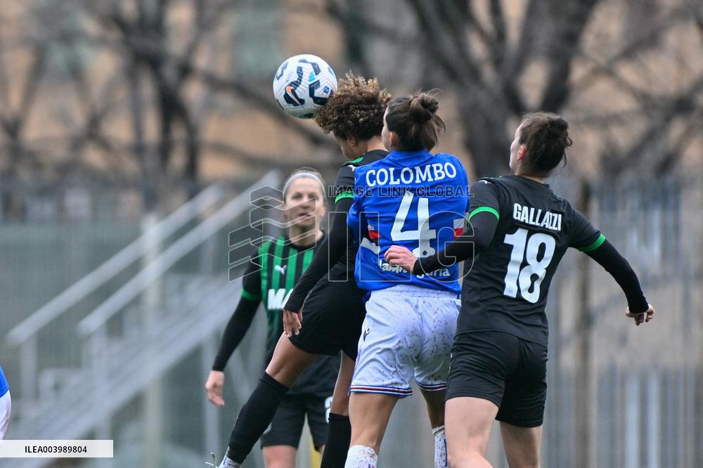 CALCIO - Serie A Femminile - Sampdoria Women vs US Sassuolo