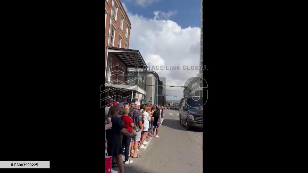 US: New Orleans Super Bowl Parade Takes Place Under Heightened Security