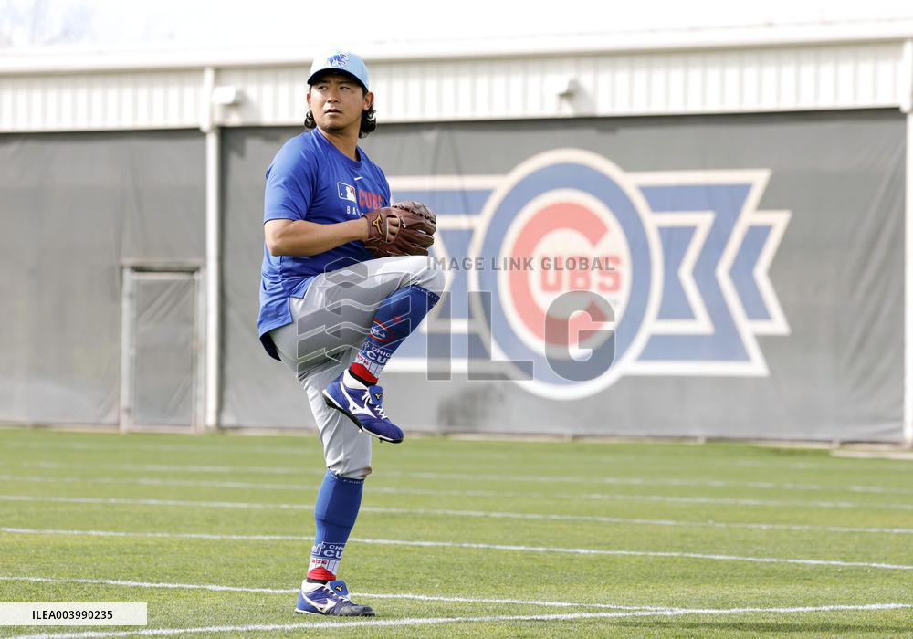 Baseball: Chicago Cubs pitcher Imanaga