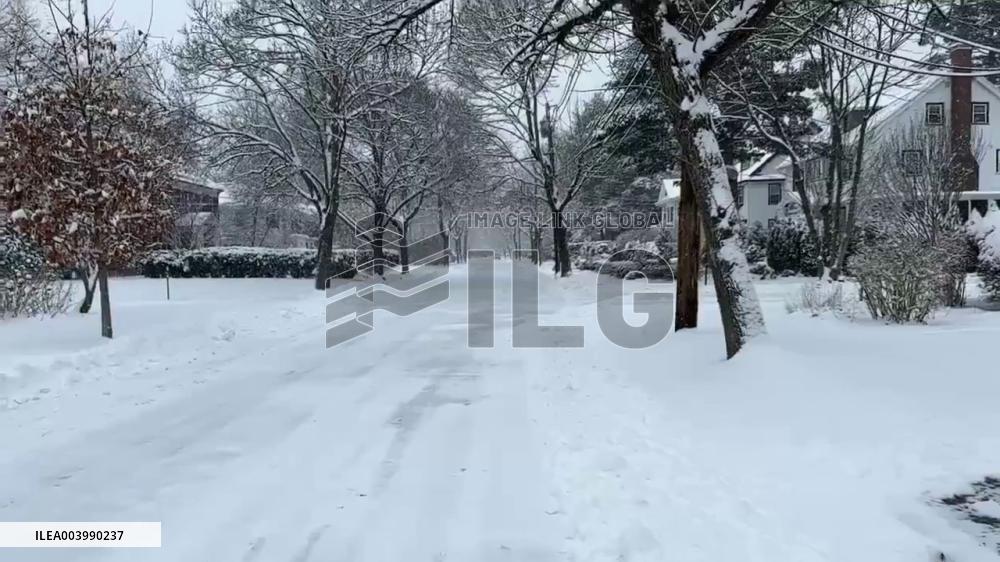 US: Winter Storm Sweeps Midwest To Northeast, Millions Affected