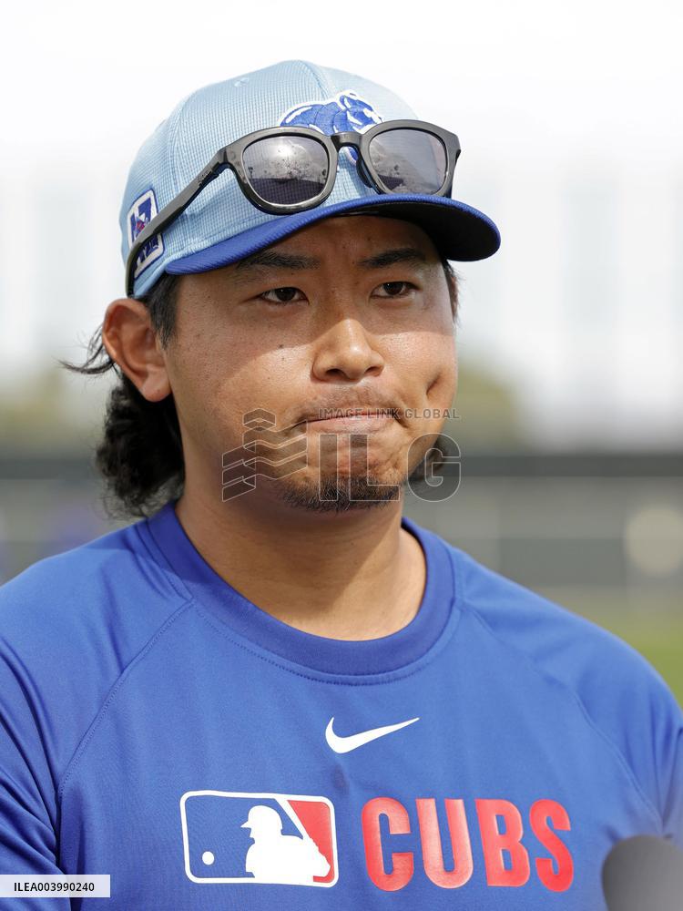 Baseball: Chicago Cubs pitcher Imanaga