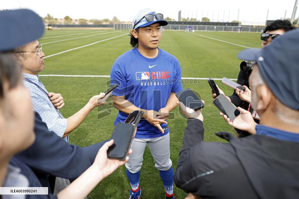 Baseball: Chicago Cubs pitcher Imanaga