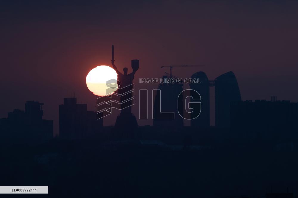 Sunset in Kyiv