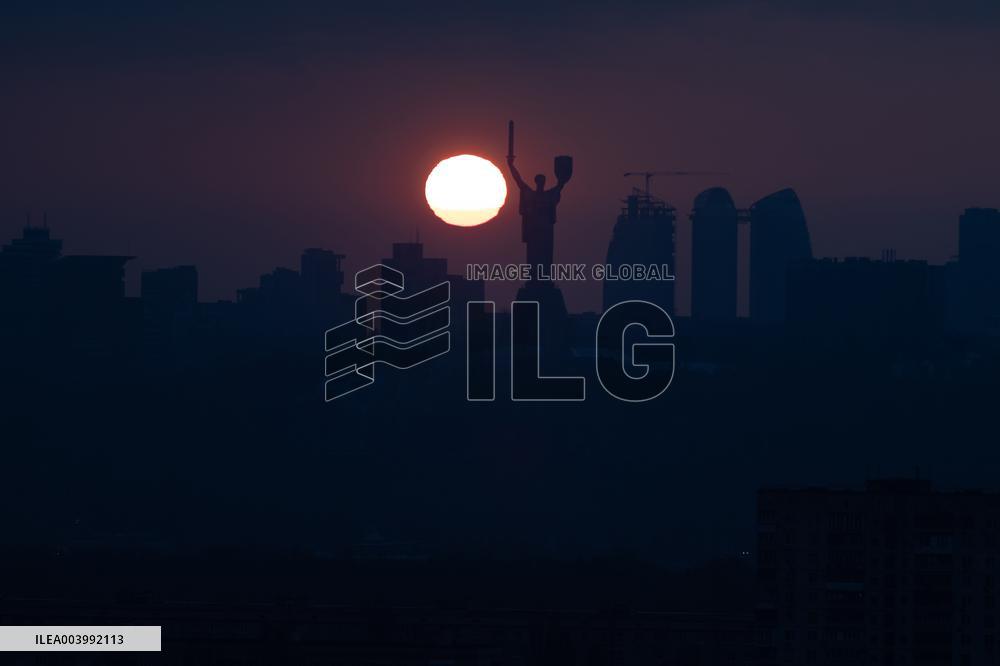 Sunset in Kyiv