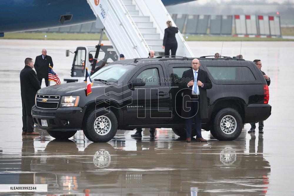 US Vice President Vance At Orly Airport Outside Paris