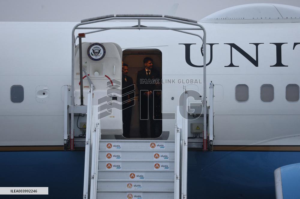 US Vice President Vance At Orly Airport Outside Paris