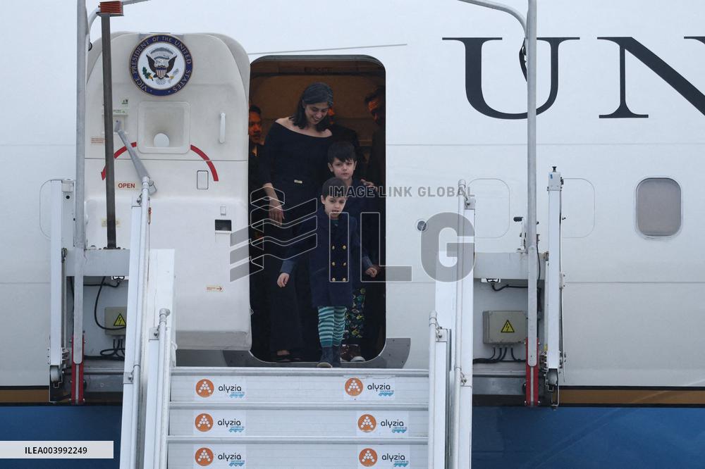 US Vice President Vance At Orly Airport Outside Paris