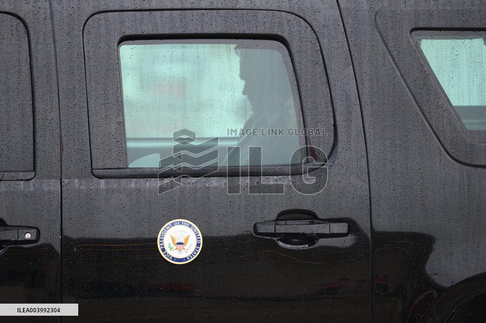 US Vice President Vance At Orly Airport Outside Paris