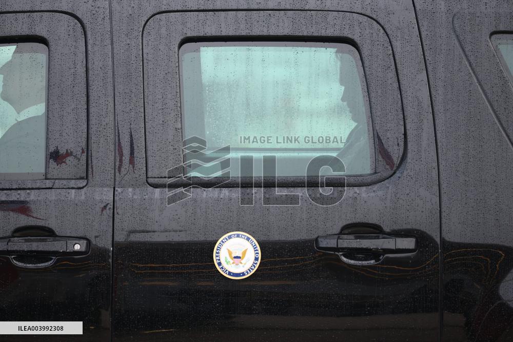 US Vice President Vance At Orly Airport Outside Paris