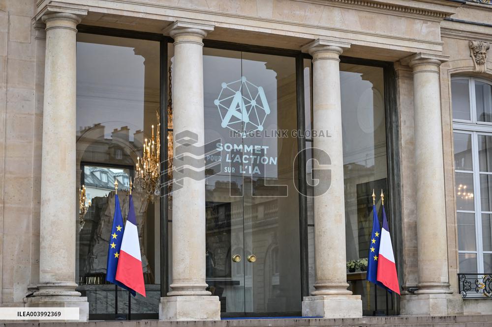 Arrivals for the Summit on AI at the Elysee Palace in Paris - FA