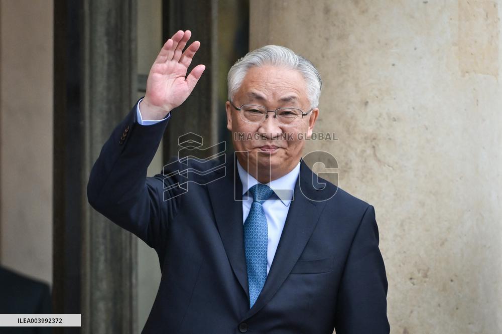Arrivals for the Summit on AI at the Elysee Palace in Paris - FA