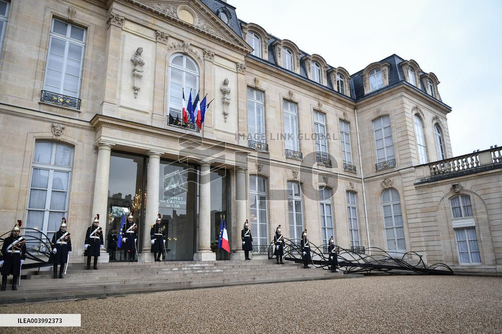 Arrivals for the Summit on AI at the Elysee Palace in Paris - FA