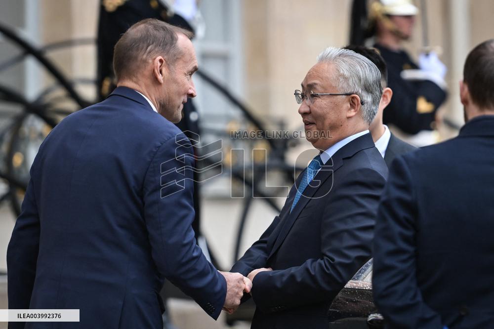 Arrivals for the Summit on AI at the Elysee Palace in Paris - FA