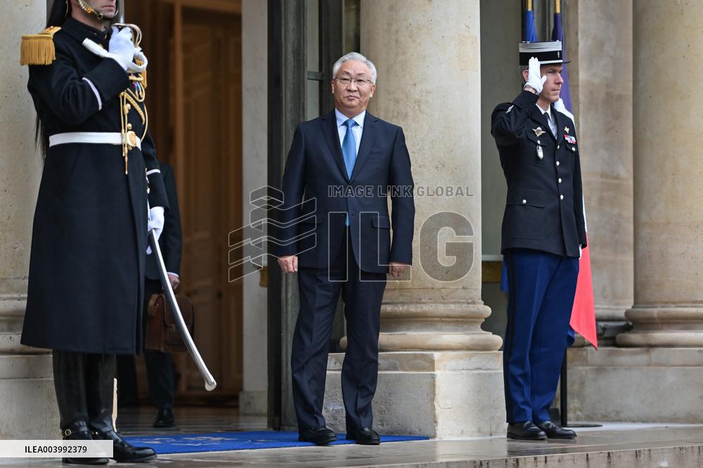 Arrivals for the Summit on AI at the Elysee Palace in Paris - FA
