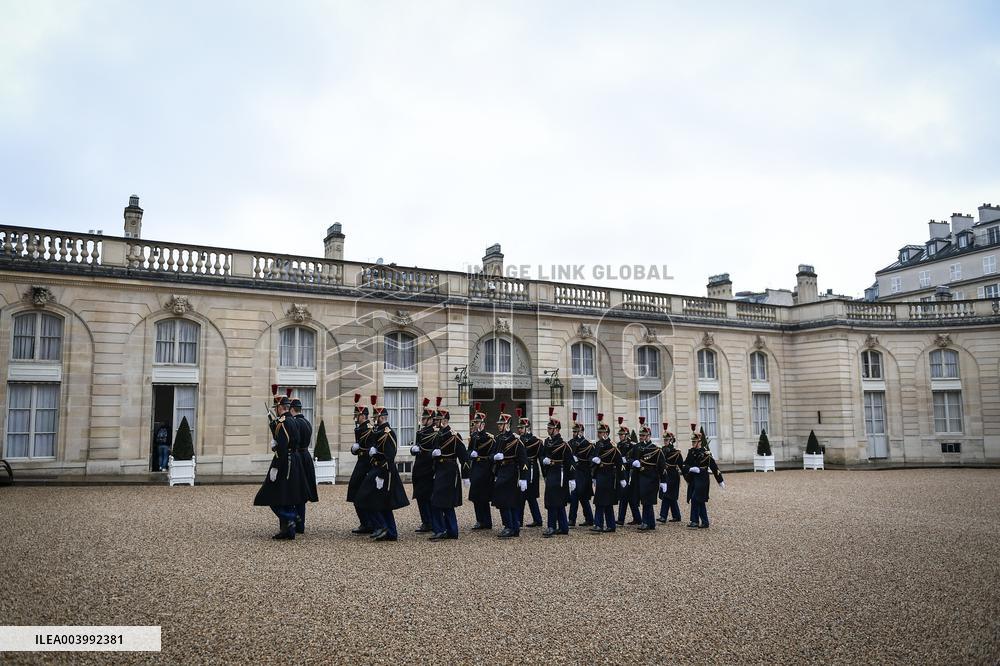Arrivals for the Summit on AI at the Elysee Palace in Paris - FA