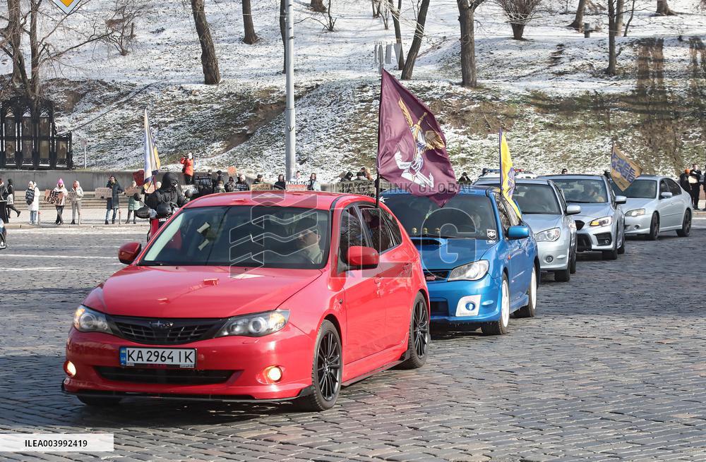 Rally in support of Ukrainian POWs in Kyiv