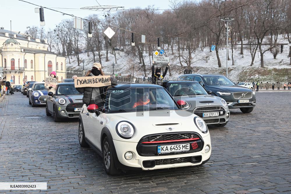 Rally in support of Ukrainian POWs in Kyiv
