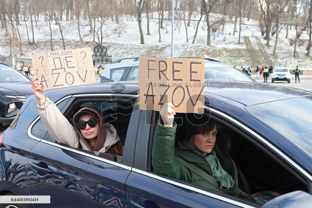 Rally in support of Ukrainian POWs in Kyiv