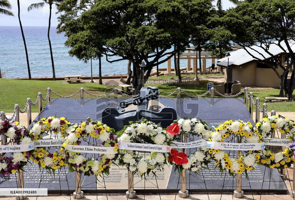 24th anniversary of Ehime Maru collision off Hawaii