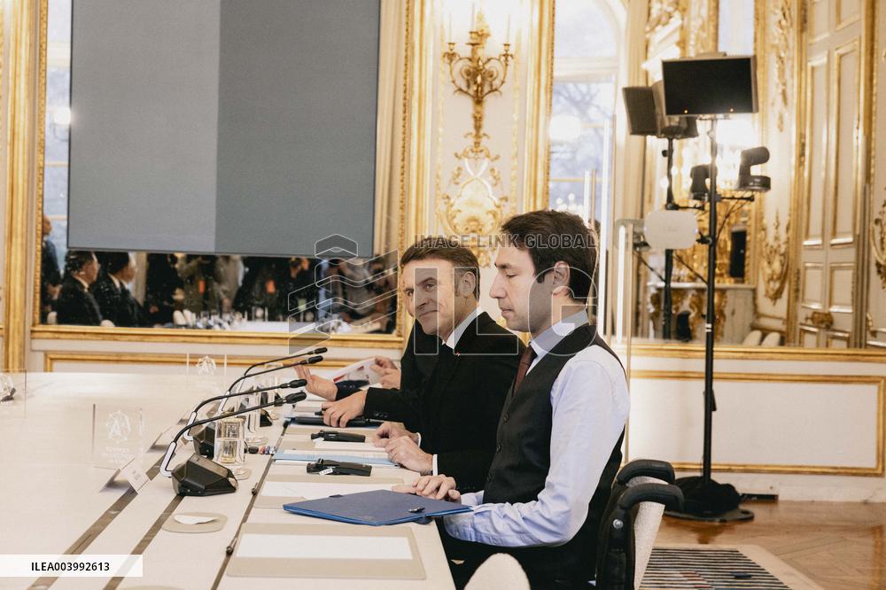 French President Meets Chinese Vice-Premier - Paris