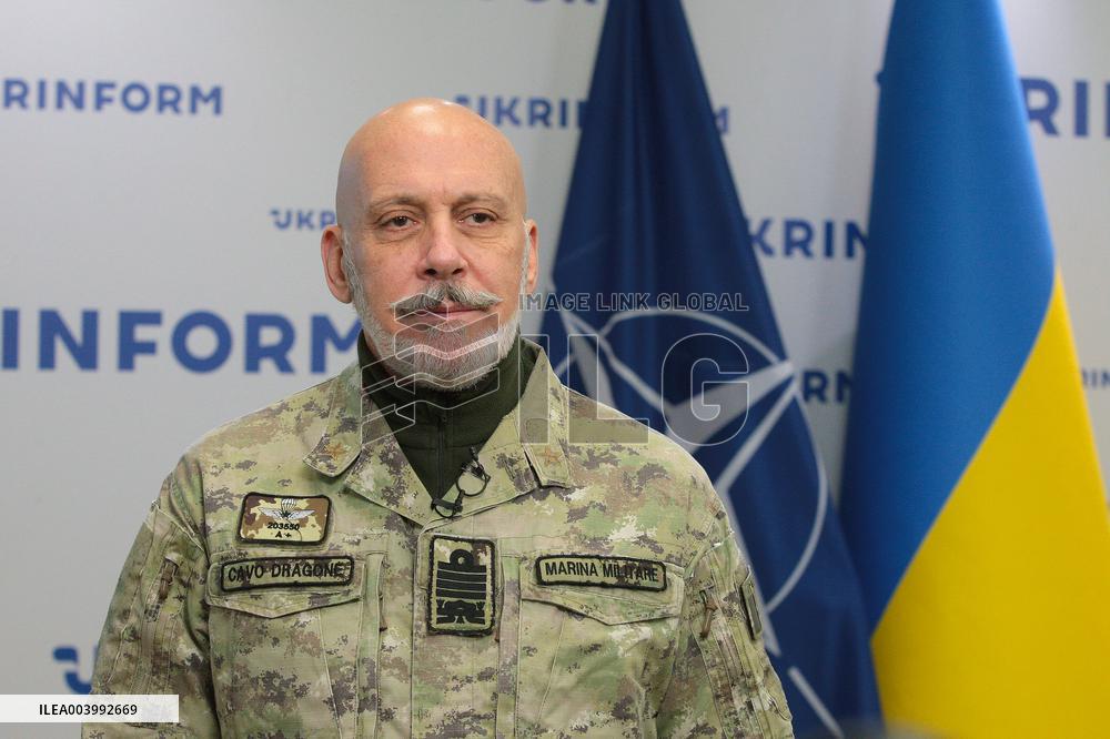Admiral Giuseppe Cavo Dragone visits Ukraine