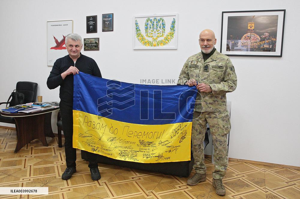 Admiral Giuseppe Cavo Dragone visits Ukraine