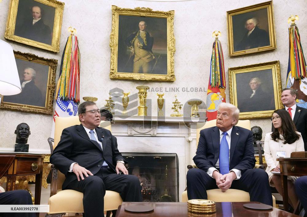 Ishiba-Trump meeting in Washington