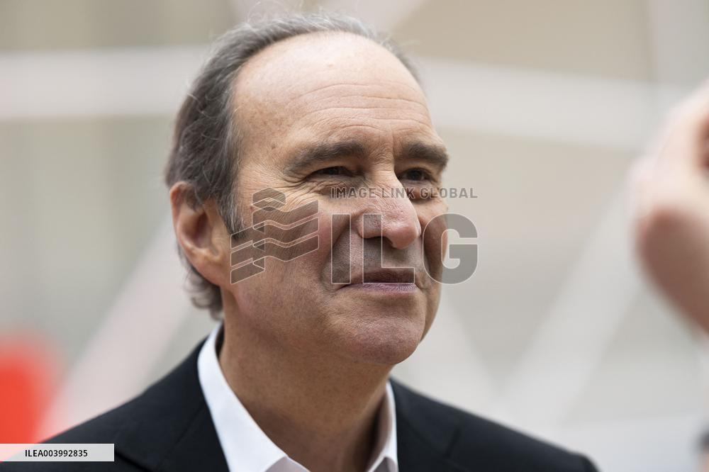 Portrait of Xavier Niel during AI Action Summit - Paris