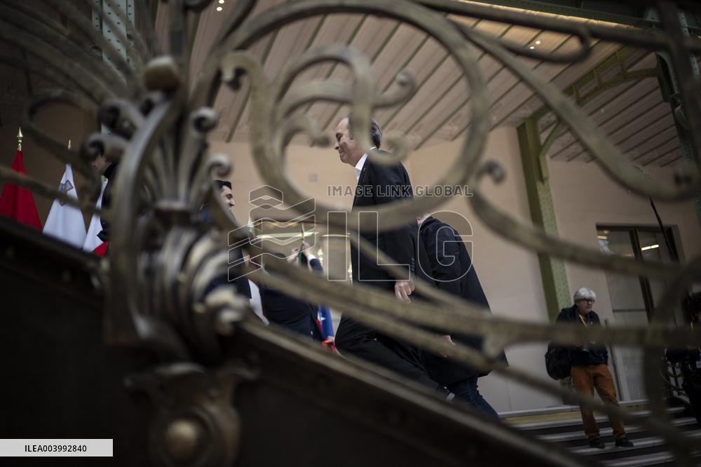 Portrait of Xavier Niel during AI Action Summit - Paris